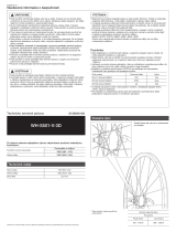 Shimano WH-S501-V-3D Service Instructions