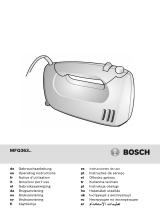 Bosch MFQ363 Series Používateľská príručka