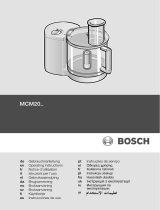 Bosch MCM2054/03 Používateľská príručka