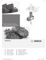 Bosch MUM54251/06 Používateľská príručka