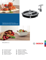 Bosch MUM9BX5S61/03 Používateľská príručka