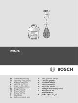 Bosch MSM6B300 Supplemental