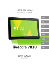 Overmax Livecore 7030 Používateľská príručka