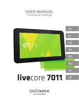 Overmax Livecore 7011 Používateľská príručka