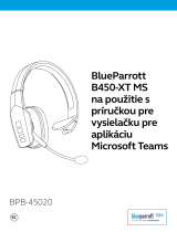 BlueParrott B450-XT Používateľská príručka