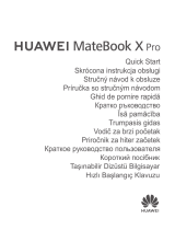 Huawei MateBook X Pro MACHR-W19 512GB Space Gray Používateľská príručka