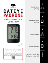 Cateye Padrone [CC-PA100W] Používateľská príručka