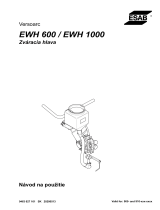 ESAB EWH 600 / EWH 1000 Používateľská príručka