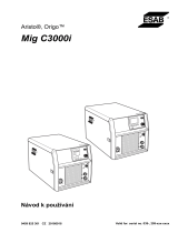 ESAB Mig C3000i - Origo™ Mig C3000i Používateľská príručka