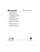 EINHELL TE-CS 18/165 Li-Solo Používateľská príručka