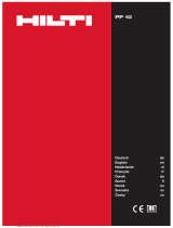 Hilti PP 10 Návod na používanie