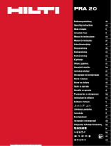 Hilti PRA 20 Návod na používanie