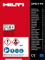 Hilti CFS-F FX Užívateľská príručka