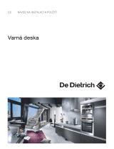 De Dietrich DTG1038X Návod na obsluhu