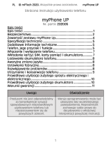 myPhone Up / Up 4family Používateľská príručka