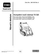 Toro TX 525 Wide Track Compact Tool Carrier Používateľská príručka