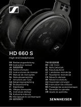 Sennheiser Consumer Audio HD 660 S Používateľská príručka