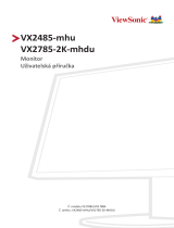 ViewSonic VX2485-mhu Užívateľská príručka