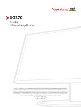 ViewSonic XG270-S Užívateľská príručka