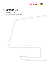 ViewSonic VP2785-4K-S Užívateľská príručka