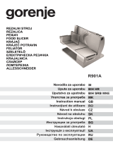 Gorenje R901A Používateľská príručka