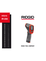 RIDGID micro IR-200 Používateľská príručka