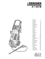 Kärcher K 7.85 M Používateľská príručka