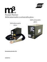 ESAB M3® Plasma Precision Plasmarc Plasma Gas Box & Shield Gas Box Používateľská príručka