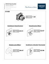 GROHE Grohtherm 2-Handle Thermostat Používateľská príručka