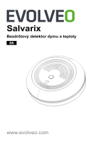 Evolveo salvarix wireless smoke and high temperature detector Používateľská príručka