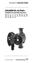 Grundfos ALPHA+ 25-60 B Installation And Operating Instructions Manual