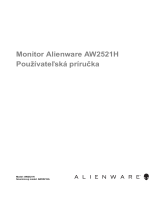 Alienware AW2521H Užívateľská príručka