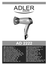 Adler AD 2222 Návod na používanie