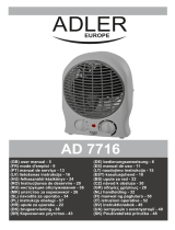 Adler AD 7716 Návod na používanie