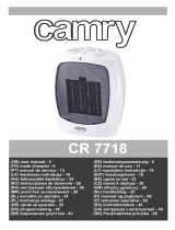 Camry CR 7718 Používateľská príručka