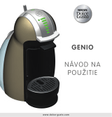 Dolce Gusto Genio Návod na obsluhu