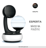 Dolce Gusto Esperta Návod na obsluhu