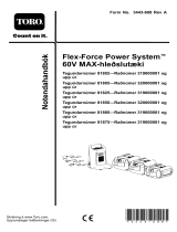 Toro Flex-Force Power System 4.0Ah 60V MAX Battery Pack Používateľská príručka
