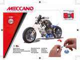 Meccano 5 Model Set - Motorcycle #1-#3 Návod na používanie