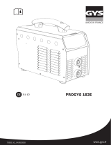 GYS PROGYS 183E Návod na obsluhu