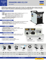 GYS EXAGON 400 CC/CV Dátový hárok