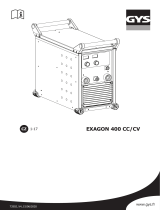 GYS EXAGON 400 CC/CV Návod na obsluhu