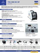 GYS TIG 300 DC TRI Dátový hárok