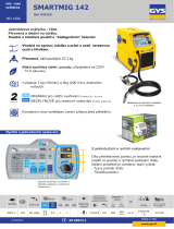 GYS SMARTMIG 142 Dátový hárok