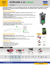 GYS GYSFLASH 1.12 LITHIUM Dátový hárok