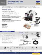 GYS GYSPOT PRO 230 Dátový hárok