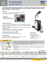 GYS T3 GYS AUTO DV 230/400V Dátový hárok