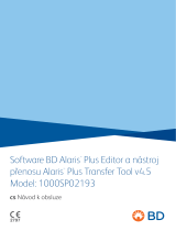 BD Software Alaris™ Plus Editor a nástroj Návod na používanie