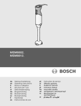 Bosch MSM66120 ERGOMIXX Návod na obsluhu