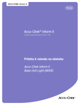 Roche ACCU-CHEK Inform II Používateľská príručka